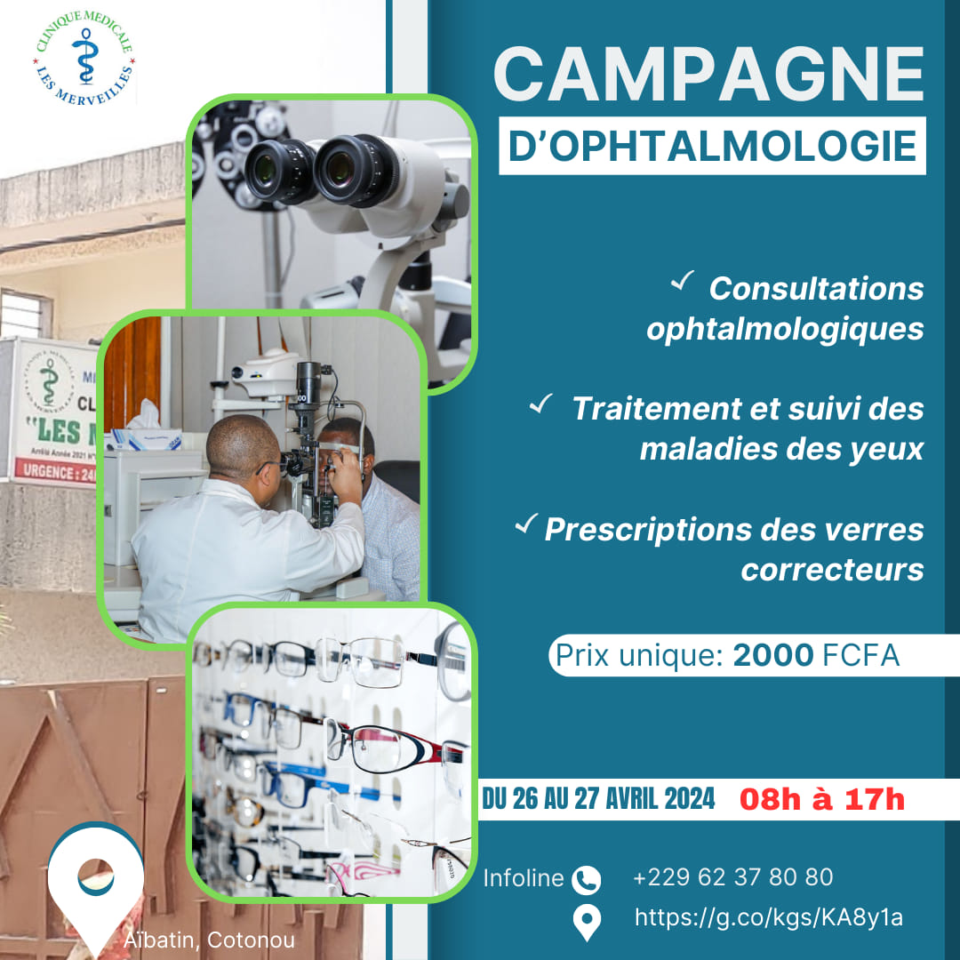 GRANDE CAMPAGNE D’OPHTALMOLOGIE